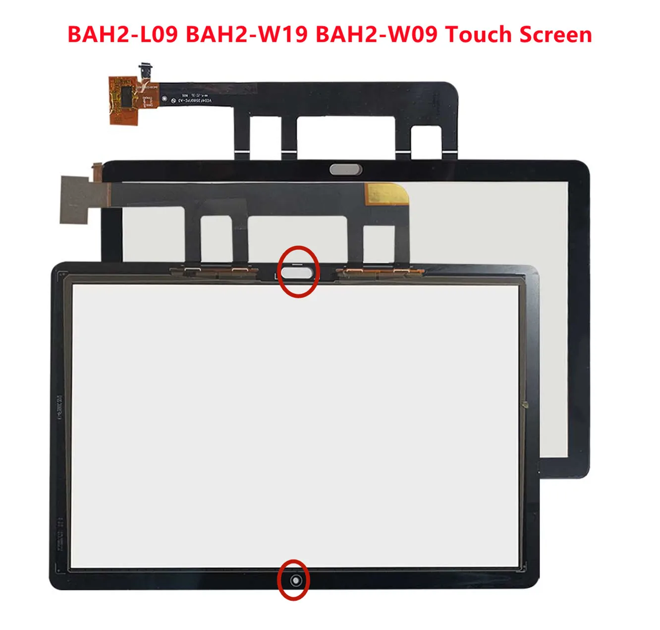

Новинка, сенсорный экран 10,1 дюйма для Huawei MediaPad M5 Lite 10 BAH2-L09 BAH2-W19, сменная Передняя стеклянная панель дигитайзера