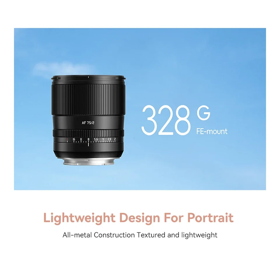 TTArtisan AF 75mm F2 フルフレームオートフォーカスレンズ ポート
