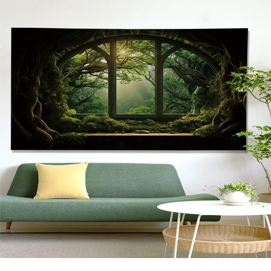 

Настенная Подвеска из мягкого полиэстера для гостиной, спальни-идеальный домашний декор, Бесплатная установка, 1 шт.