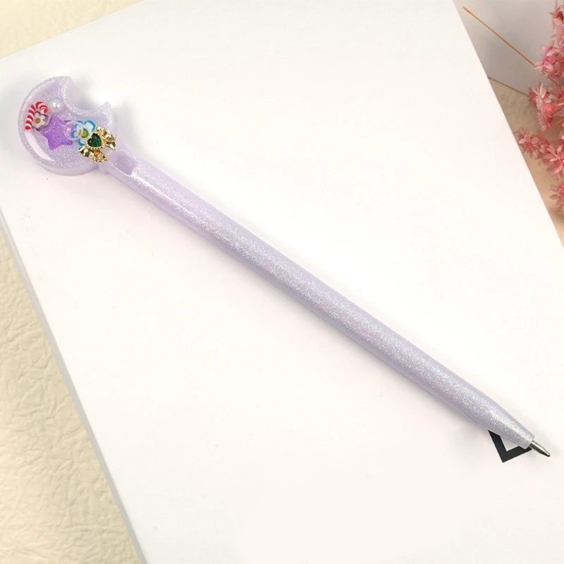 

2024 New Ballpoint Pen Silicone Molds Resin Casting Mold DIY Daily Stationery Mold for Making Animals Star Moon Heart Pen Gift