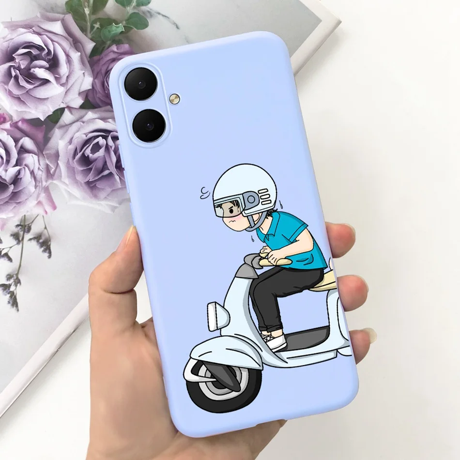 Cute Cartoon Candy Color Soft Silicone TPU Back Cover Phone Case
