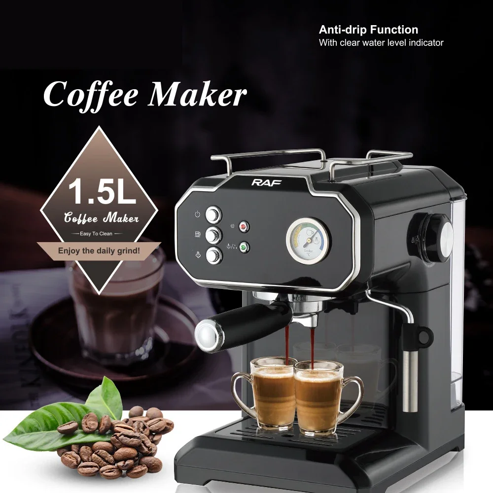 HiBREW Coffee Maker Cafetera 19 Bar Inox Semi Automatic Super Slim ESE POD&  Powder Espresso Cappuccino Machine Hot Water H11 - AliExpress