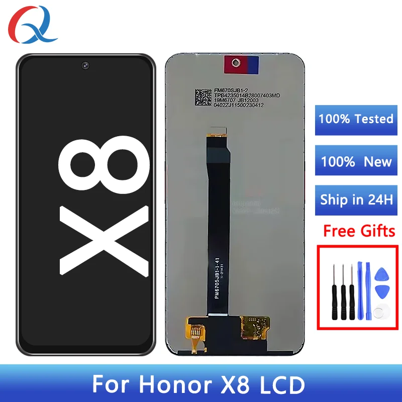 Huawei Honor Play용 LCD 디스플레이 디지타이저 어셈블리, Ecran X8 X30i X40i, 6T Pro, Honor x..