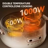 Electric Hot Pot 2 Flavor Non-stick Multifunctional Steaming and Cooking Integrated Pot Rice Cooker 2000W High Power 4