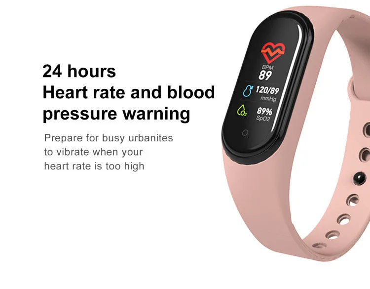 M4 Smart Bracelet Sport Wristband Universal Pedometer Heart Rate and Sleep Monitoring Bracelet IP67 Waterproof for Fitness