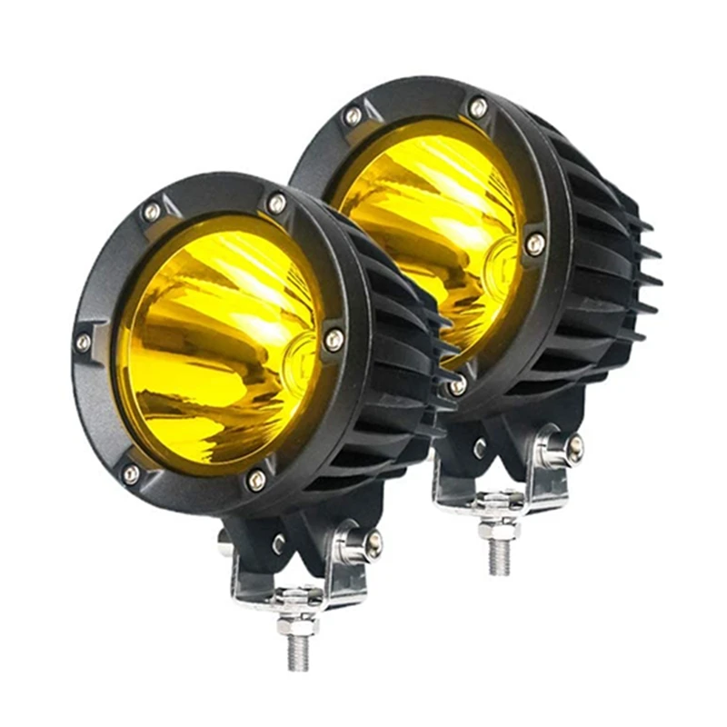 4 Inch Round Driving Lights, Offroad LED Light Pods 50W Spot Lights Fog