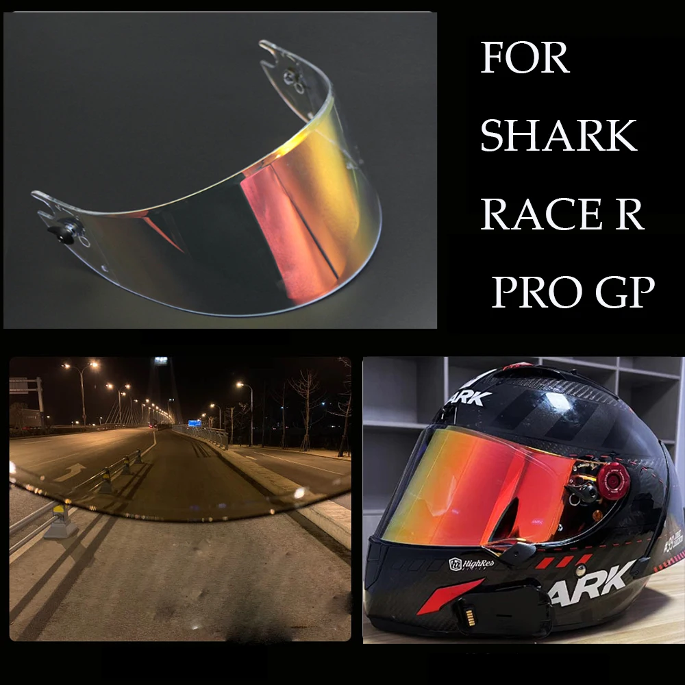 

Для SHARK Racing R PRO GP мотоциклетный шлем козырек Шлем Защитный Объектив Мото Аксессуары Защита лица солнцезащитный экран