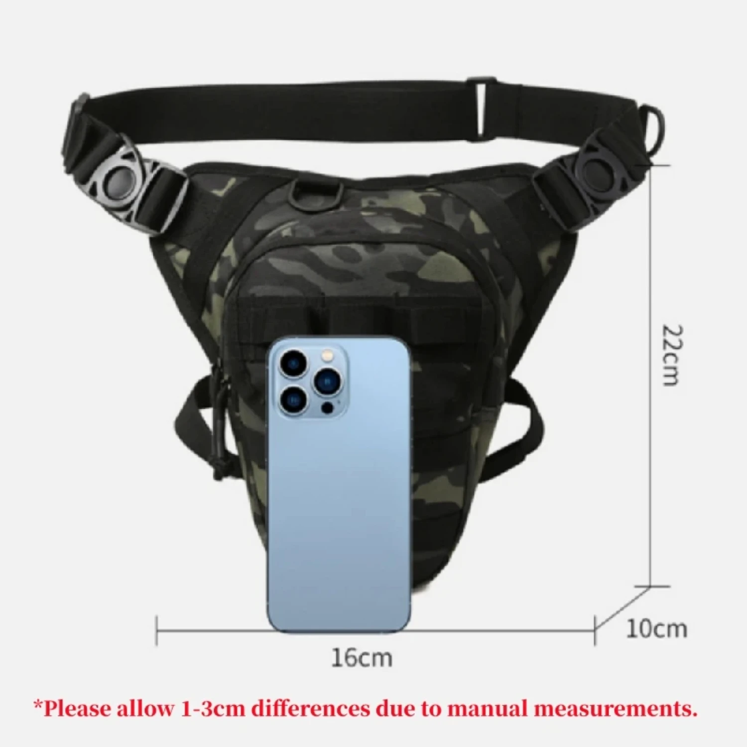 Fishing Lure Fishing Tackle Leg Pocket Multifunctional Tactical Waist Pack Cycling Chest Bags Outdoor Travel Crossbody
