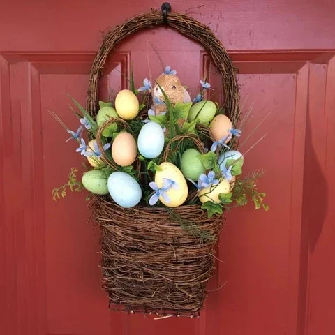 

50pcs Easter Decoration Foam Eggs Kids Favors Gifts DIY Painting Modelling Polystyrene Styrofoam Ball Eggs Easter Decor For home