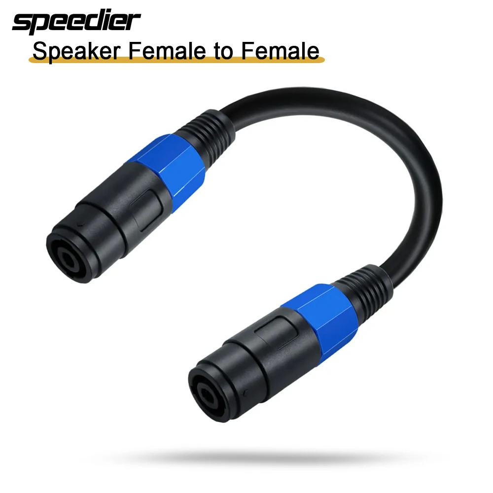 Cavo Speakon, Speakon Femmina A Femmina Spina Jack Cavo Accoppiatore Dritto 0.2M 20Cm