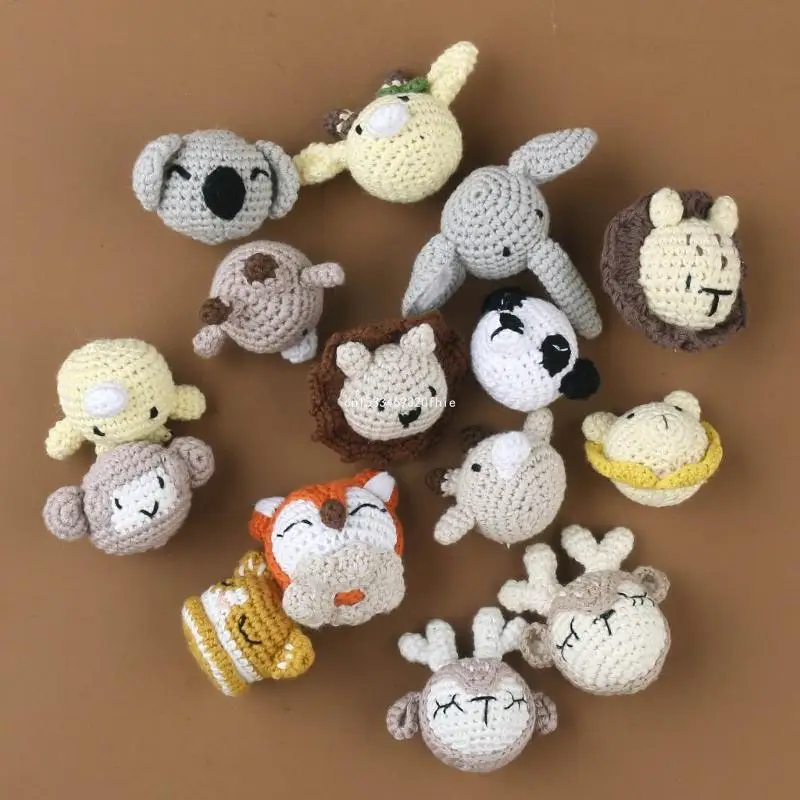 

Animal Crochet Beads Knitting Beads Suitable for DIY Teething & Sensory Play