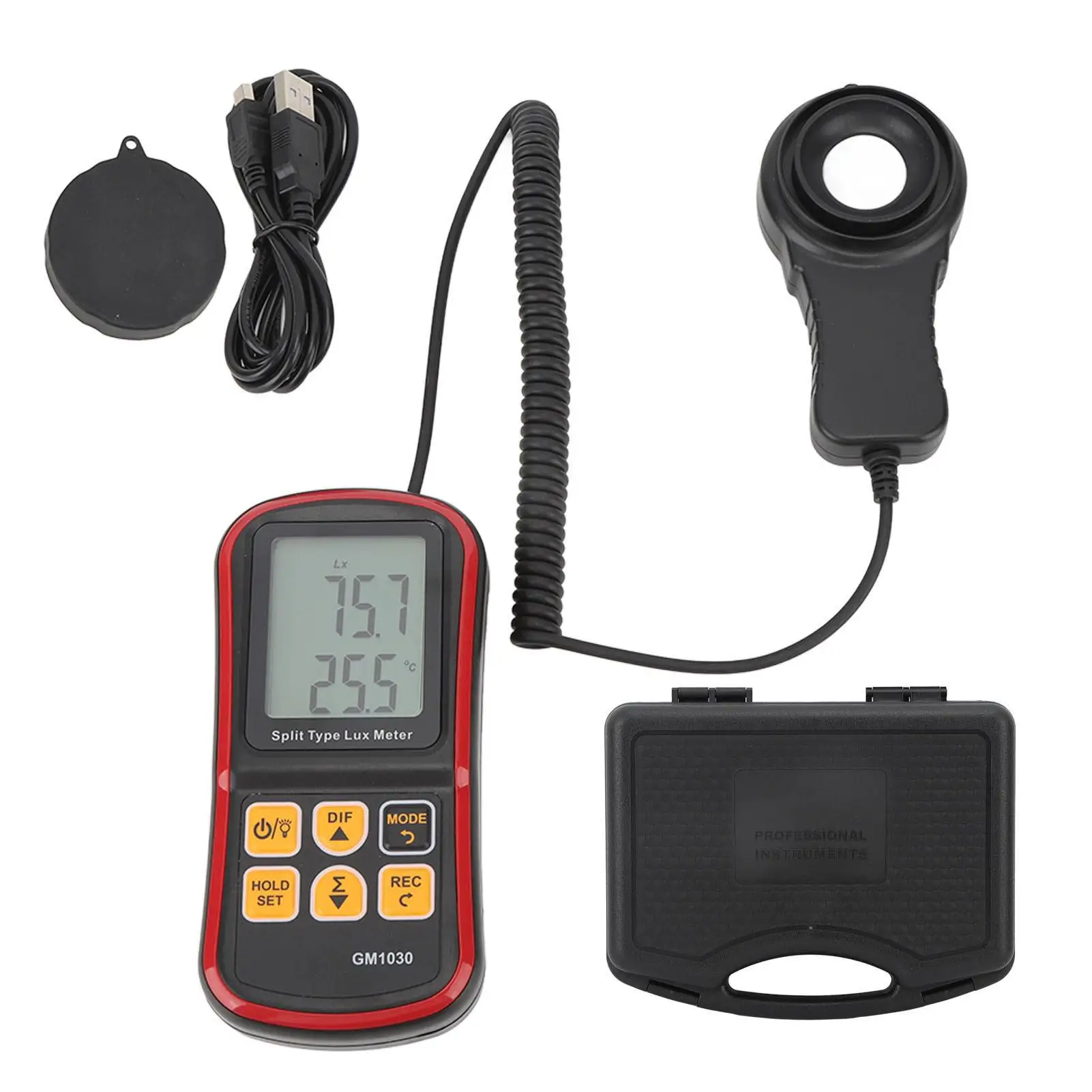 Digital Illuminance Handheld Light Meter for Photometry &ndash; High Accuracy Smart measuring Tool with APP Software