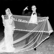 

Gossamer DIY Bridal Veil Hailye veil Justine Bieber wedding Party Embroidery Custom Lettering anniversaries for important events