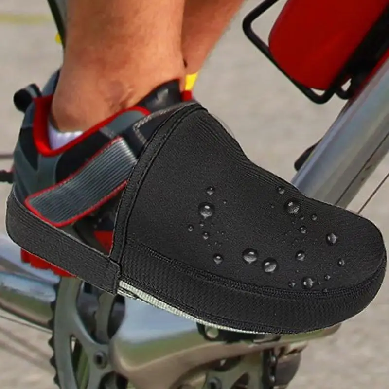 outdoor windproof Warmer Cycling Shoe Covers Hollow bottom heel Ribbon prevent falling off Winter Cycling Gear Accessories