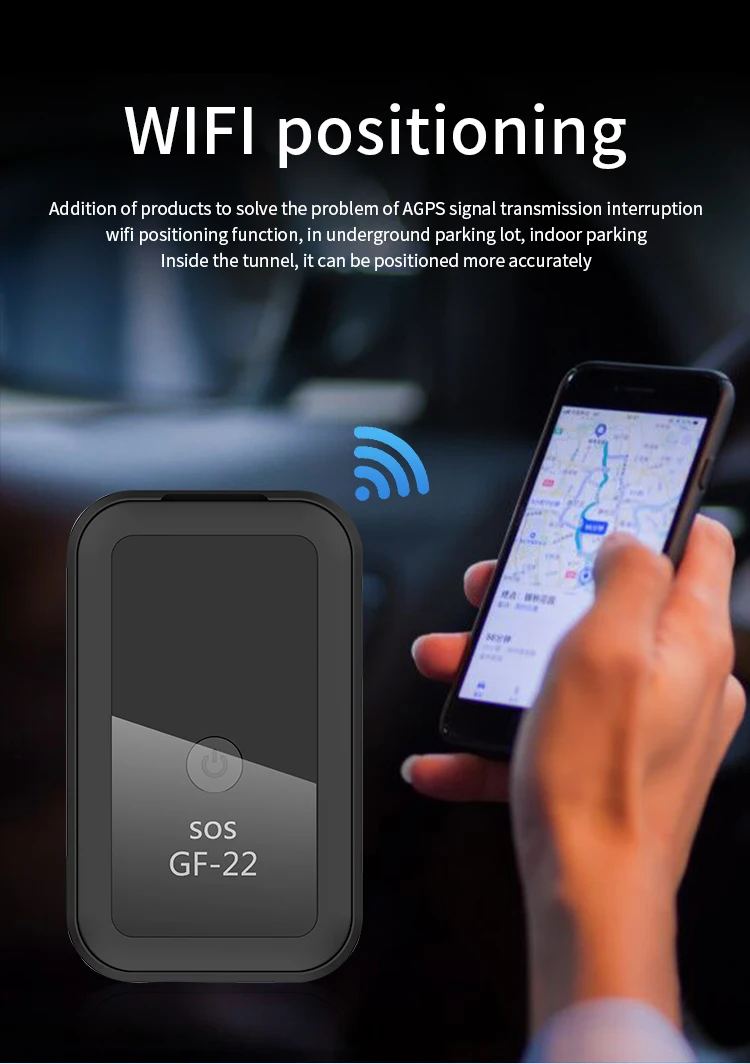 gps tracking device GF22 Gps Tracker Car Mini Magnetic Small Plotter Location Portable Anti-Lost Device Vehicle Anti-Theft Gps Of Burglar Locater gps device