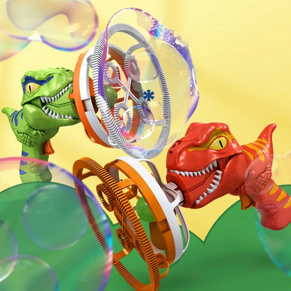 Bubble Blower ABS Bubble Blower Toy Cartoon Entertainment  Fashion Dinosaur Fan Bubble Machine 6