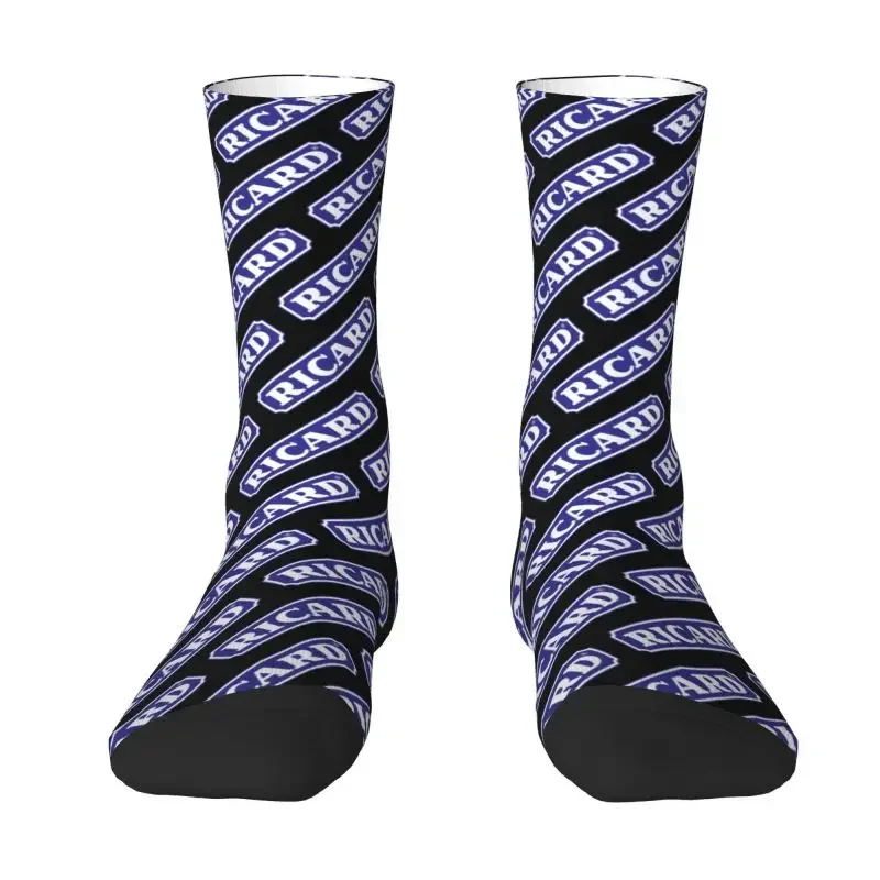 

Men's unisex provoked socks, warm socks, comfortable socks, 3D printing crew socks, Marseille, France Ricards, new