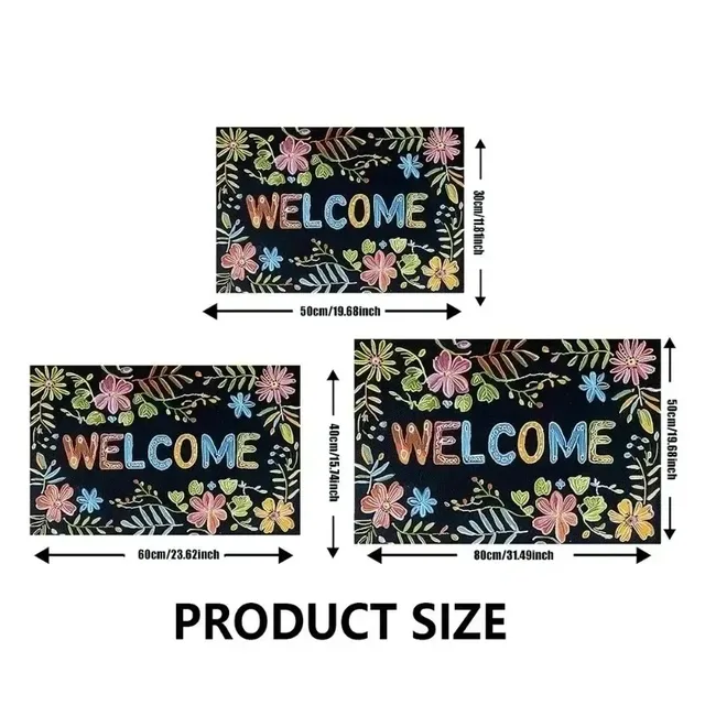 Hello Fall Maple Leaf Entrance Doormat 4