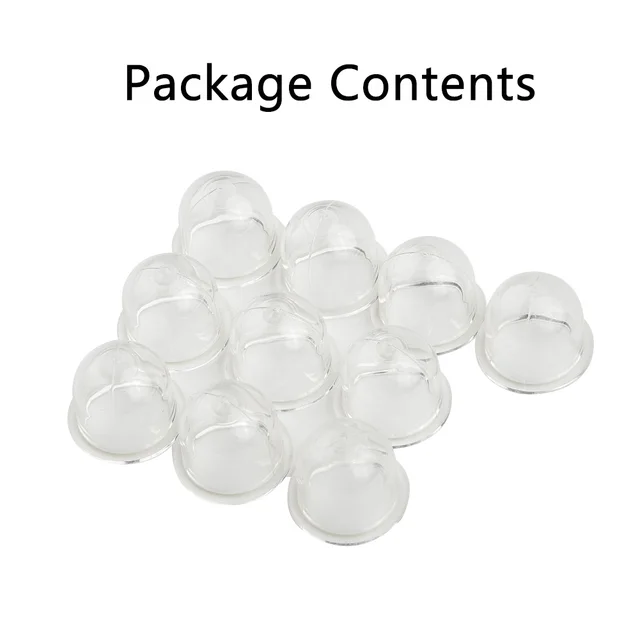 10X 19/22 Mm -Es Üzemanyag -Szivattyú Porlasztó Alapozó Izzó Kerti Épületek Láncfűrészekhez Fúvó Trimmer Kefe Clear Szerszám - Image 5
