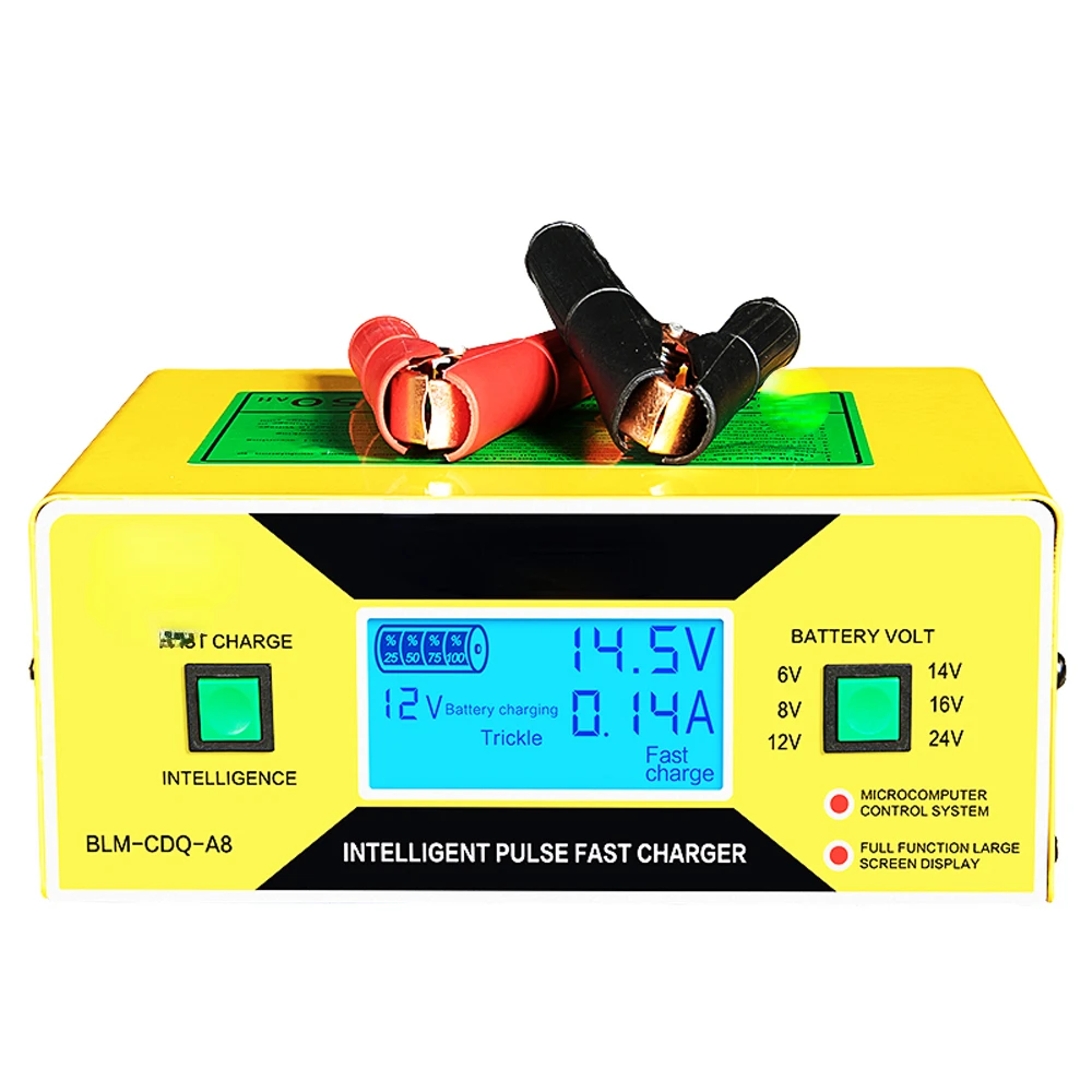 

6V 8V 12V 14V 16V 24V 10 A Automatic Test and Maintain Lead Acid Battery Charger