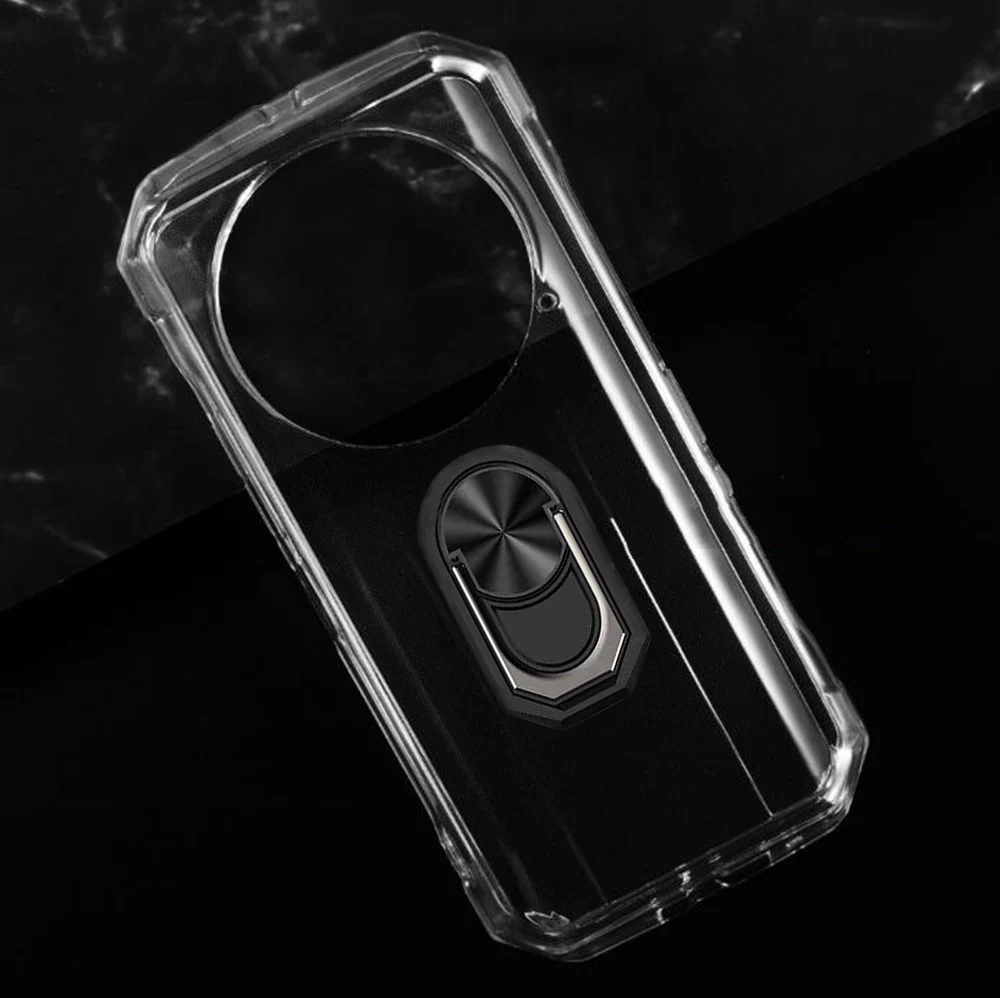Enhanced Back Ring Holder Phone Cover - TPU Soft Silicone Case for 6.58 Devices (2023 Edition)