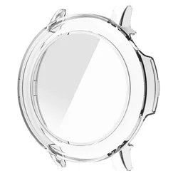 Enhanced Protective Glass PC Case with Full Cover Bumper for Smartwatch Display Protection (Huawei GT5Pro - 42mm - T)
