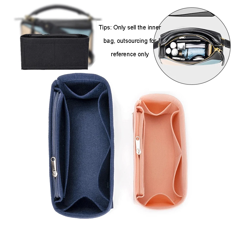 Insert Bag Organizer Makeup Small Mini Handbag Purse Organizers Travel Inner Bags Storage For Loewe Puzzle Felt Cloth insert bag organizer makeup small mini handbag purse organizers travel inner bags storage for loewe puzzle felt cloth