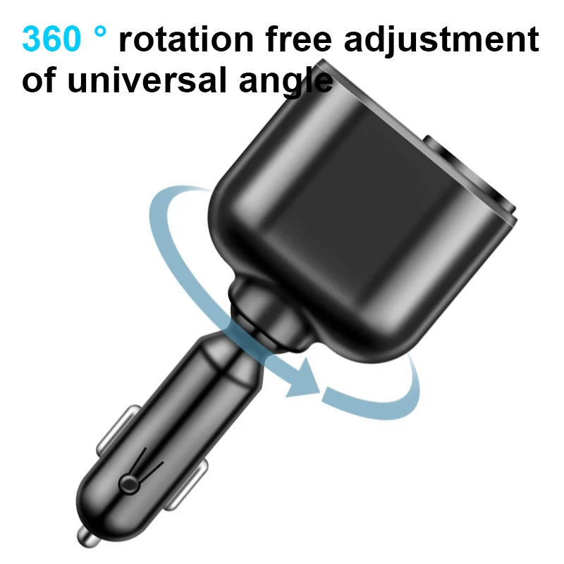 SEAMETAL Car Charger 66W USB Super Charge Phone Charger Auto Cigarette Lighter Adapter PD USB-C QC3.0 Multi Port Phone Charging 5