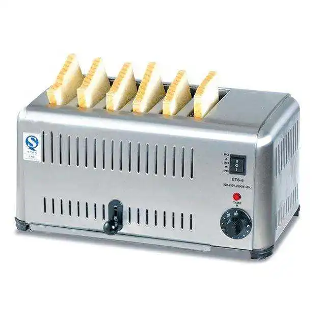 Automatic Pop-up Bread Toaster Sandwich Maker Electric 6 Piece Breakfast Maker Machine Sandwich Machine Burger Bun Toaster