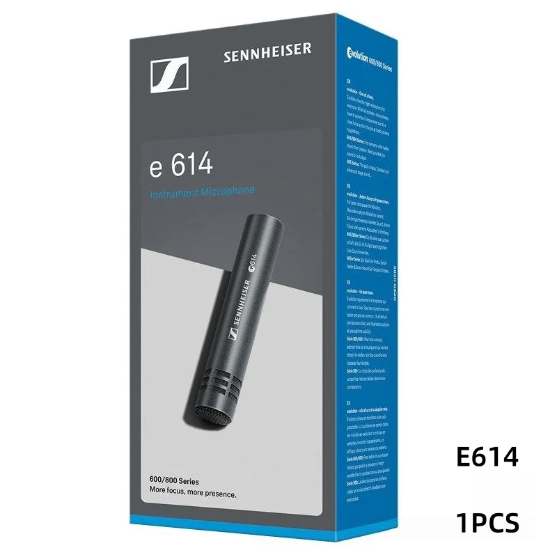 Wholesale Sales 1/2 PCS Sennheiser Evolution 600 Series E614 Hypercardioid Condenser Microphone for Woodwind Instruments