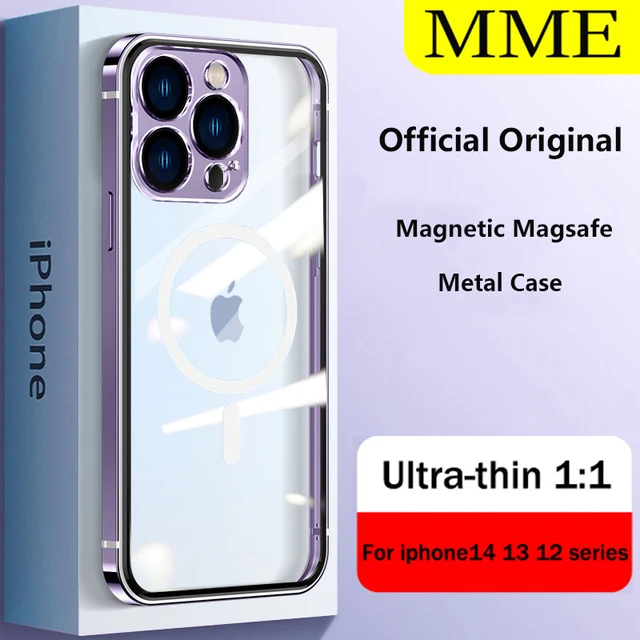 Funda Premium Transparente con Aluminio para Iphone 14 Pro Max 5