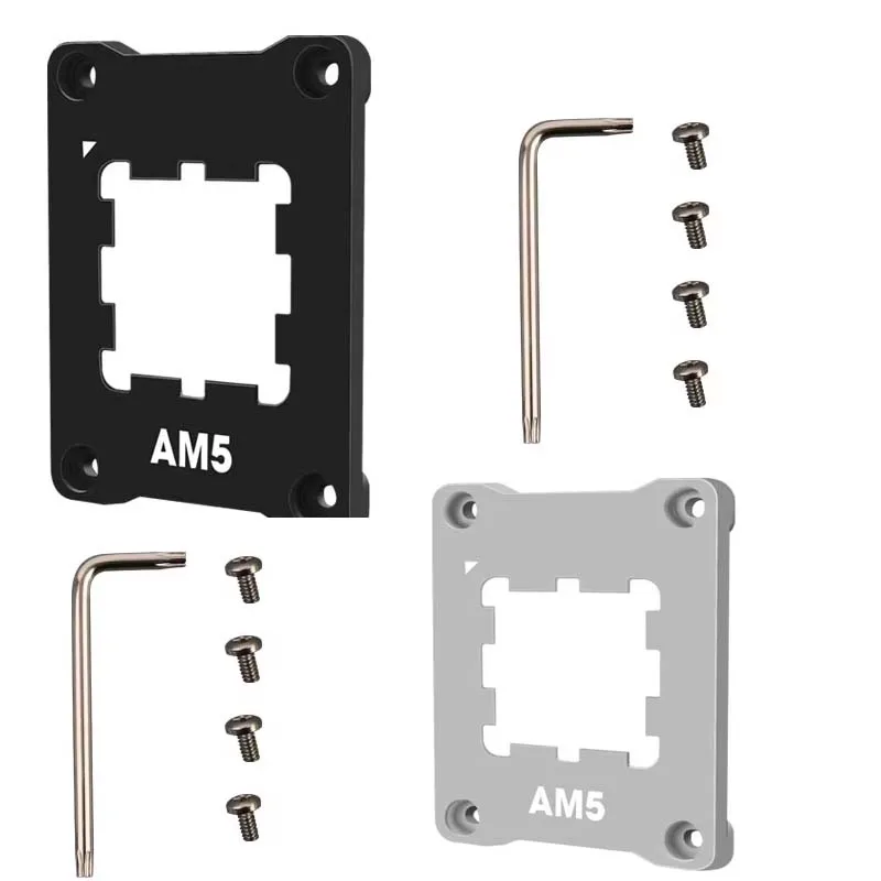 Soporte de CPU AMD AM5, marco de aleación de aluminio, abrazadera de hebilla antipresión, cubierta de procesador RYZEN1700, soporte de corrección de flexión