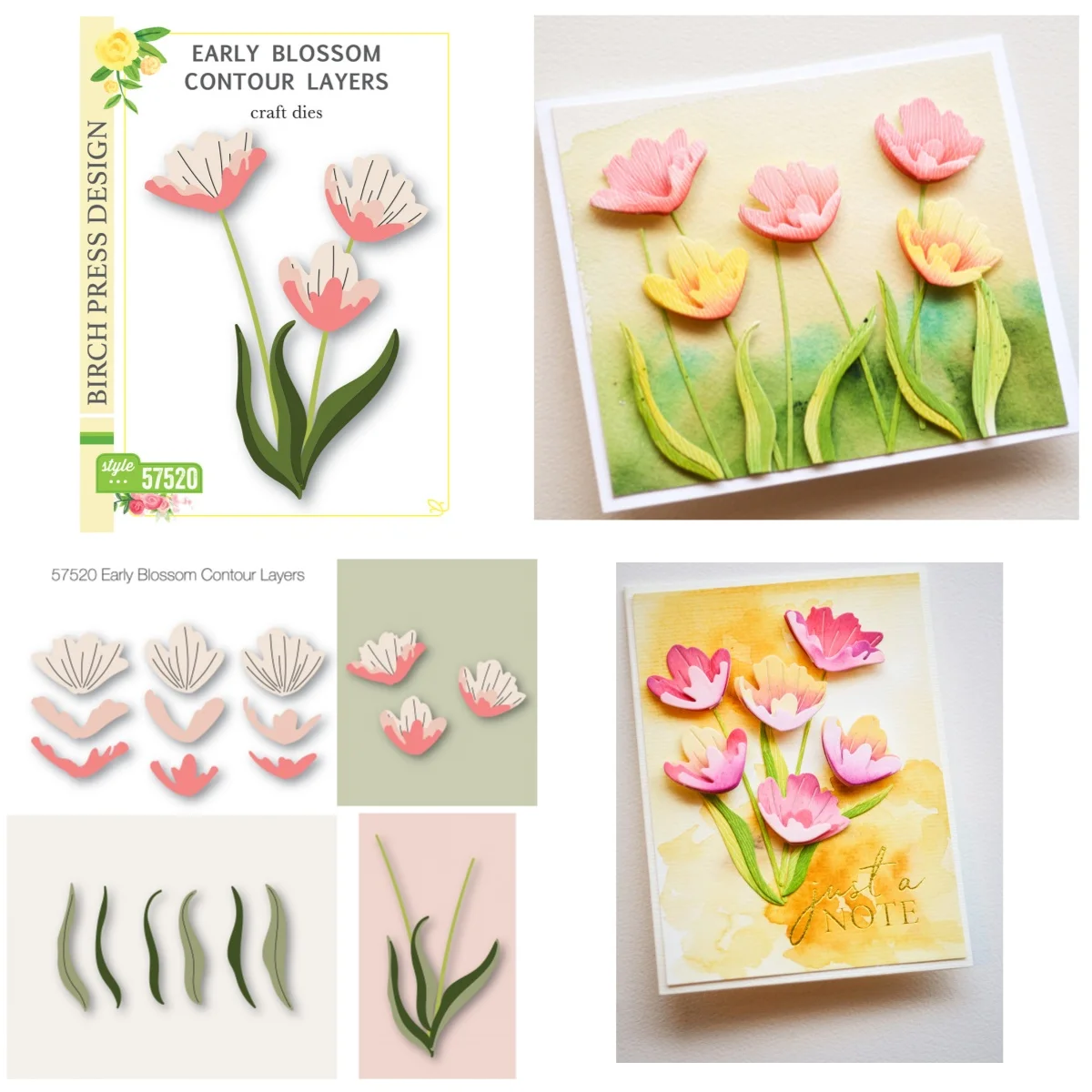

2024 New Arrivals Spring Flower Metal Cutting Dies For Making Card Scrapbook Embossed Paper Album Diy Craft Template Decoration
