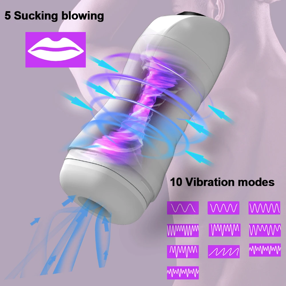 Automatic Sucking Male Mastubator Blowjob Masturbation Equipment Machine Sex Toys Adult Goods for Men Man Masturbators Cup sex toy male masturbation cup
