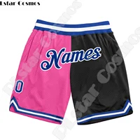Custom Name DIY Logo Pattern Team Number Basketball Shorts Pants Retro Breathable Mesh 3DPrint Summer Harajuku Drop Shipping A14 1