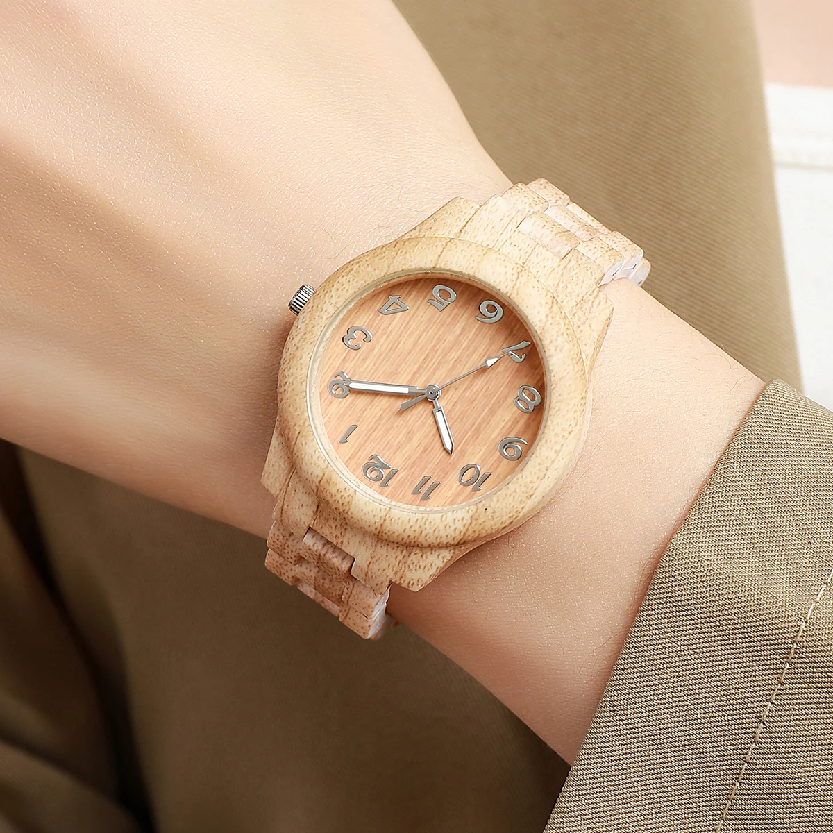 3pcs/set Women's Creative Watch Trendy Plastic Material Academy Style Quartz Watch Combination Set Birthday Gift Festival Gift