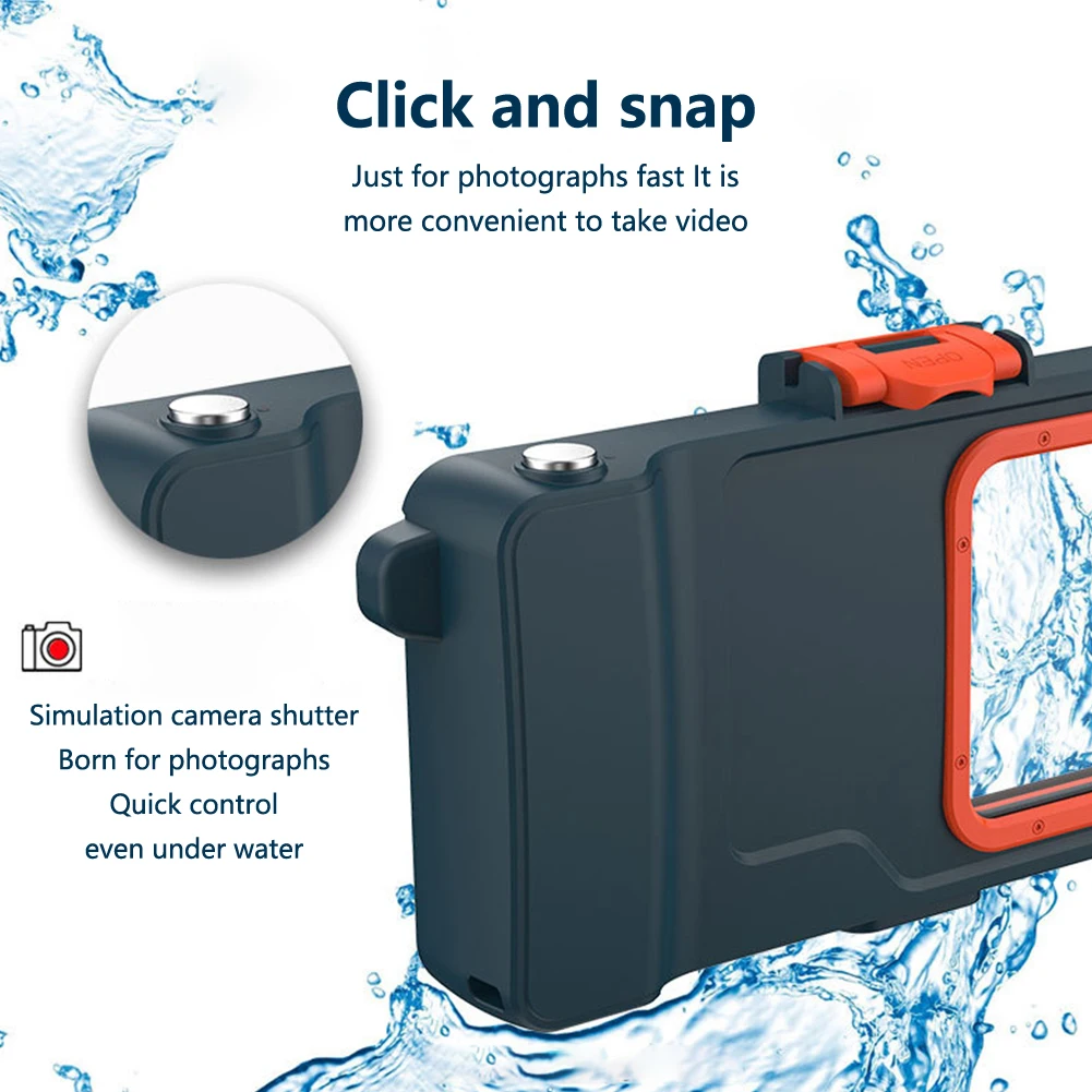 per Apple/Android Custodia universale adatta per fotografia subacquea, borsa per telefono impermeabile per il nuoto, tou_voghion.com