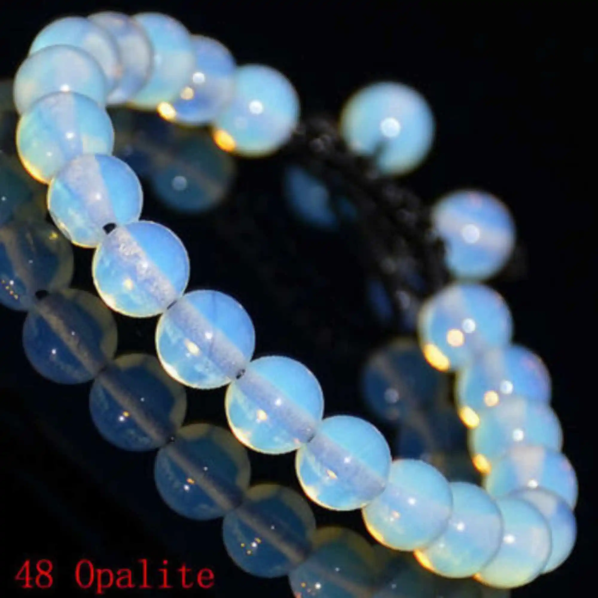 

8mm Natural Gemstones Braided Macrame Beads Bracelet Adjust Handmade Unisex Artisan Bangle Prayer
