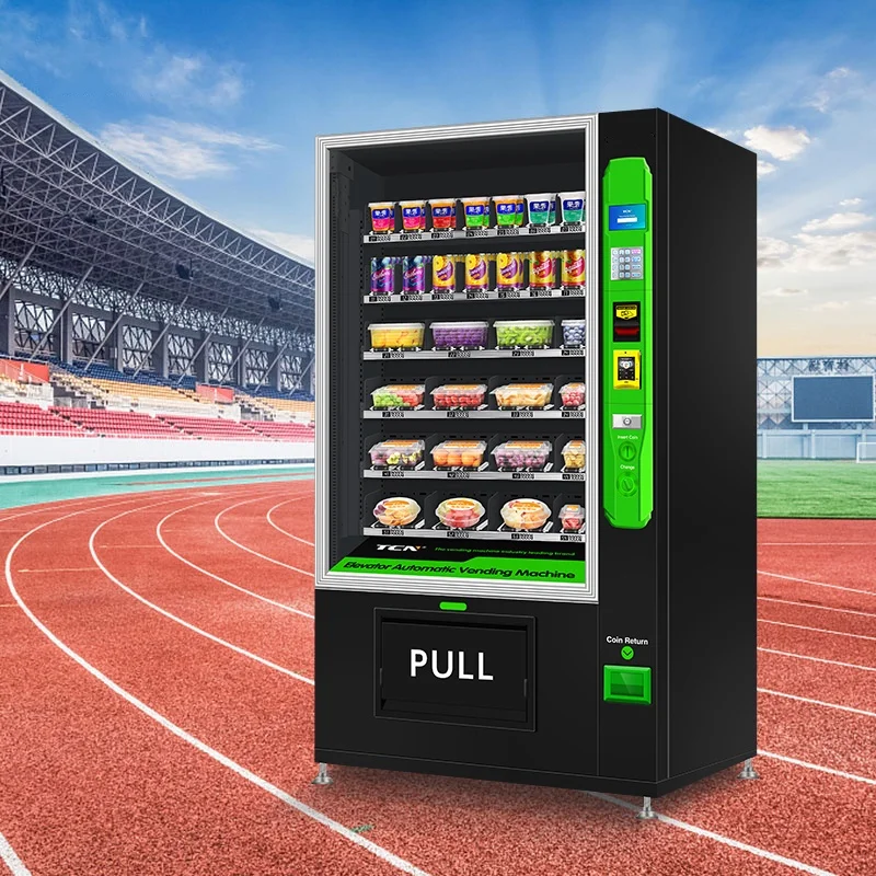 2024 Vending Machine For Foods And Drinks Refrigerated Elevator Fresh Food Vending Machine With Payment System