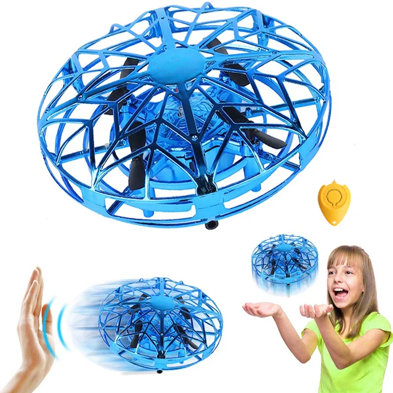 UFO Flying Toys Mini RC Flying Ball Hand Controlled Drone Flying Orb