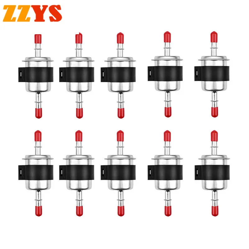 

10pc 8mm Length 113mm Motorcycle Bike ATV Petrol Gas Gasoline Liquid Oil Cup EFI cup Fuel Filter Fuel Pressure Regulator
