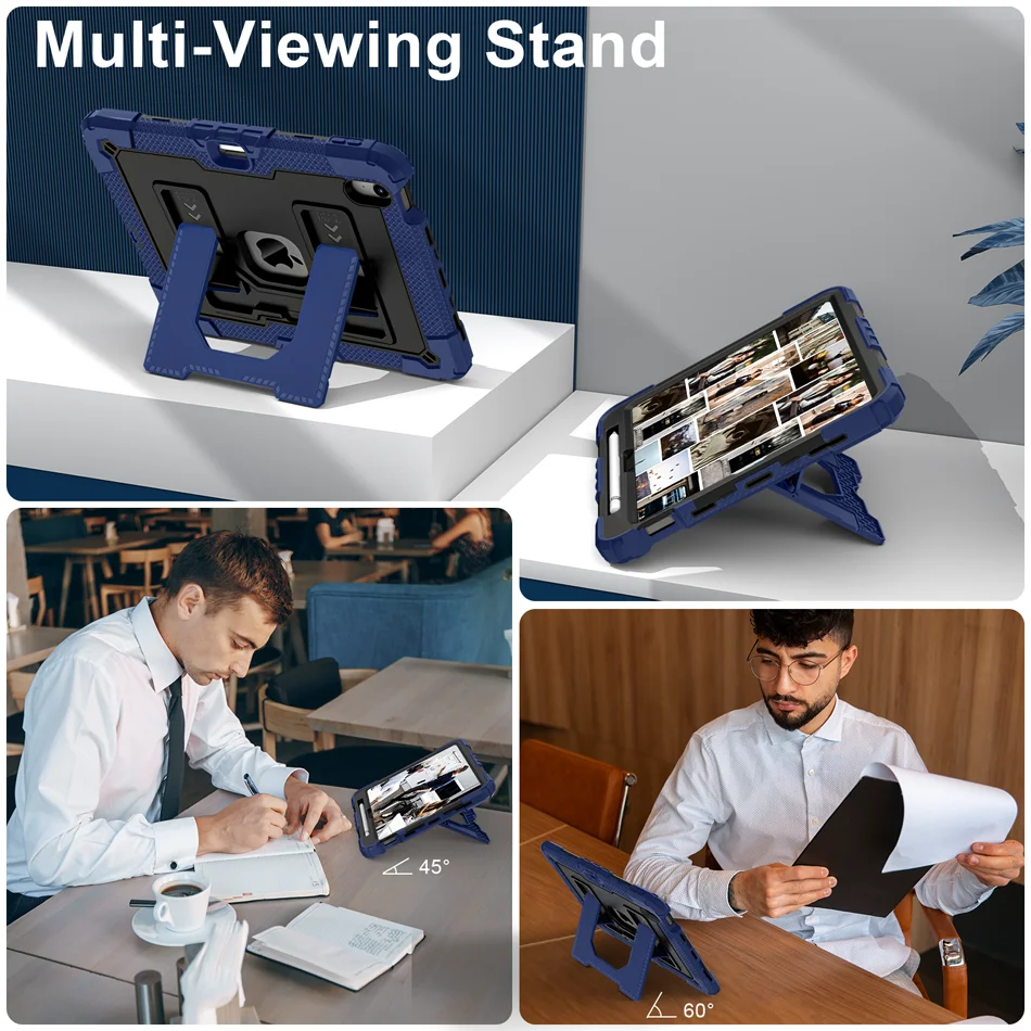 Shockproof Folding Stand Case for iPad - Premium Protective Cover