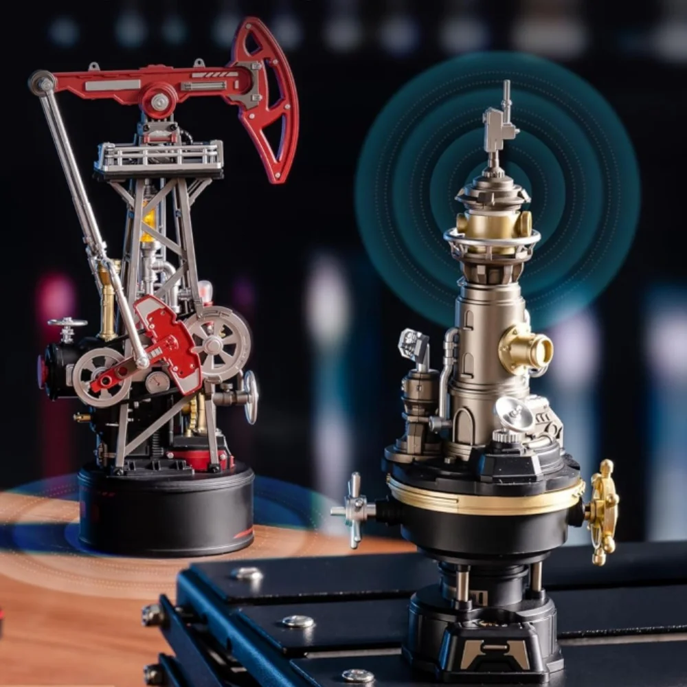Rokr 3D Puzzle Steam Lighthouse Model Kit Mechanical DIY Building Set ...