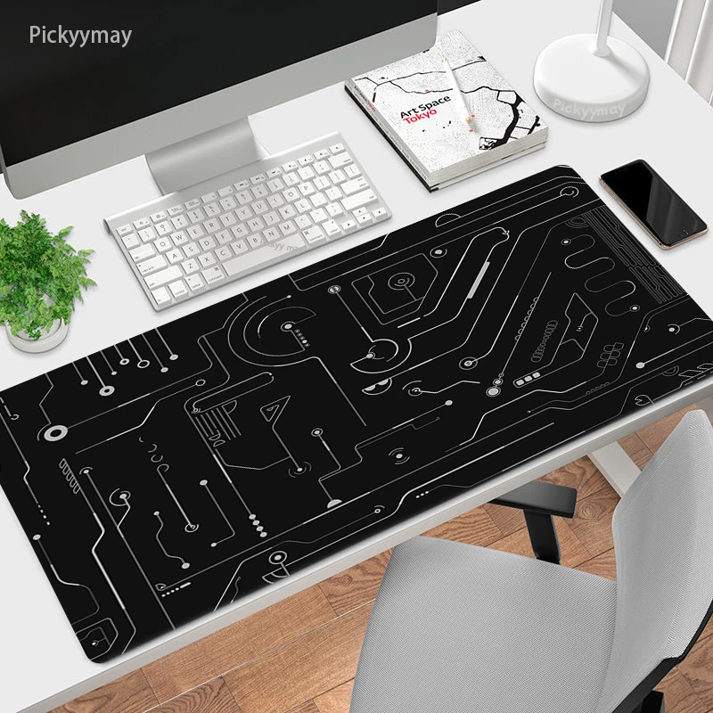 Geek Style MousePads Computer Laptop Gamer Extended Mouse Mat Large Mouse  Pad PCB Rubber Keyboards Table Mat Office Deskmat| | - AliExpress