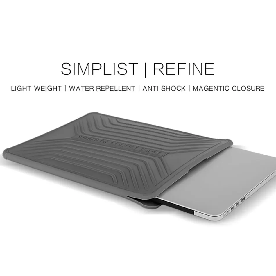 Bumper Sleeve para Macbook Pro Case Laptop à Prova de Choque Macbook Air 15.3 Macbook Pro 16 Macbook Pro 16 - Imagem 5