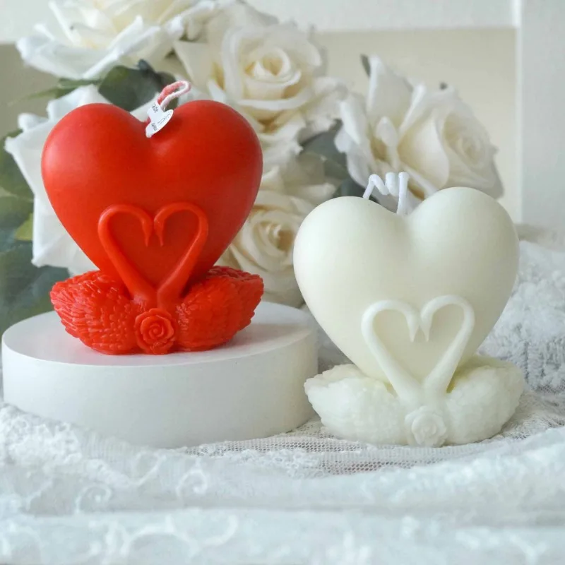 Stampo per candele a forma di rosa di grandi dimensioni idea regalo di san valentino fiore rosa palla stampo in Silicone decorazioni per la casa regalo di anniversario  15