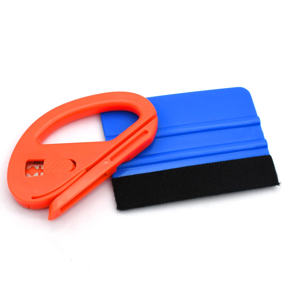 Car Wrapping Tools Automotive Film Tools Set Rubber Squeegee Scraper for Car Wrap