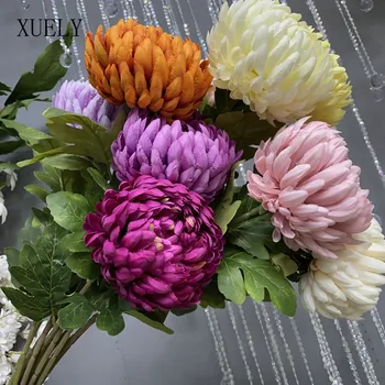 Large Artificial Chrysanthemum Country Style Flower Arrangement 1
