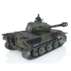 Outdoor Toys Heng Long 1/16 Scale 7.0 Upgraded Version German Tiger I Panther V 3819 RC Tank 3818 Metal Tracks Radio Smoke Model 5