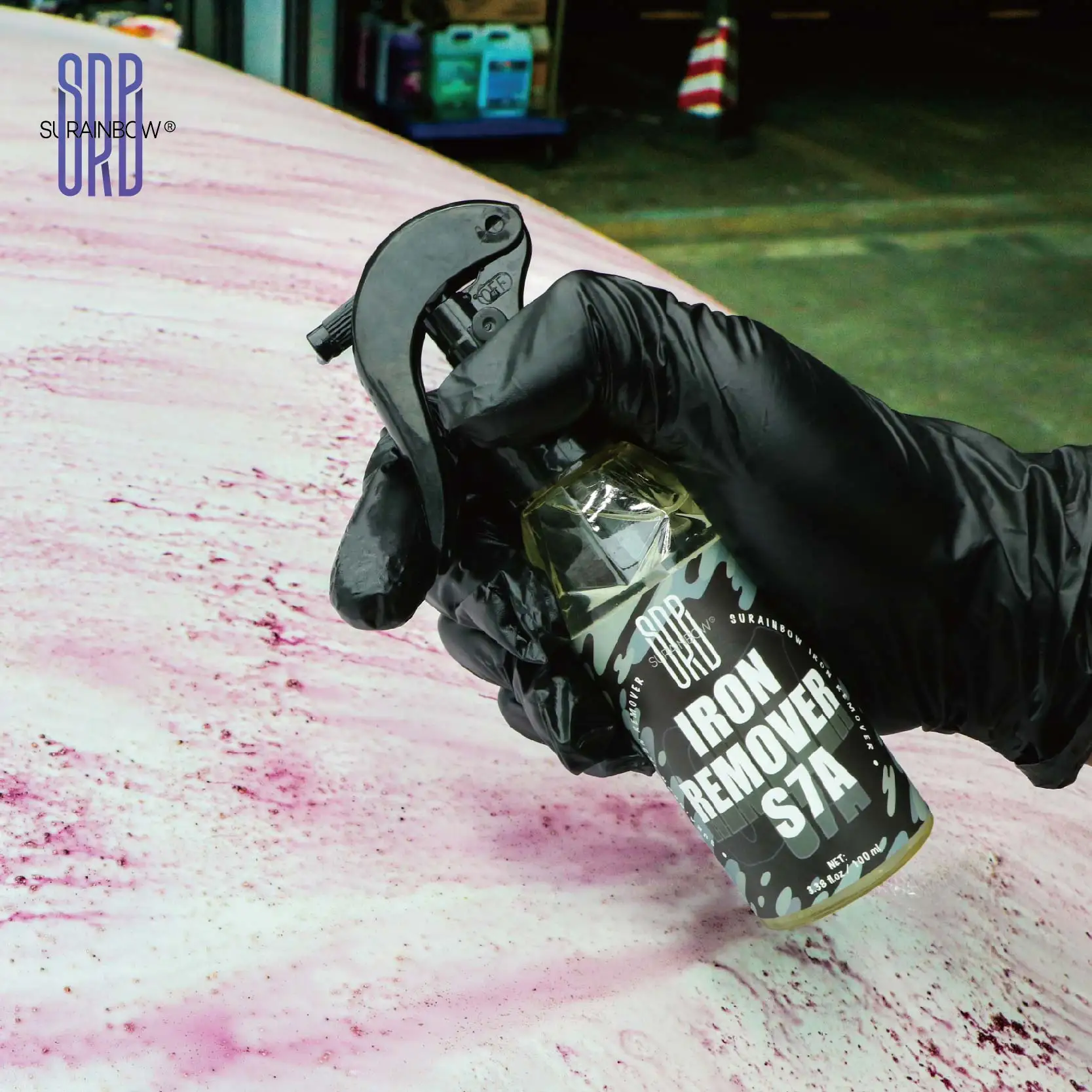Car Iron Remover-Iron Remover Spray for Car Detailing Remove Particles in Paint Use Before Wax or Wash